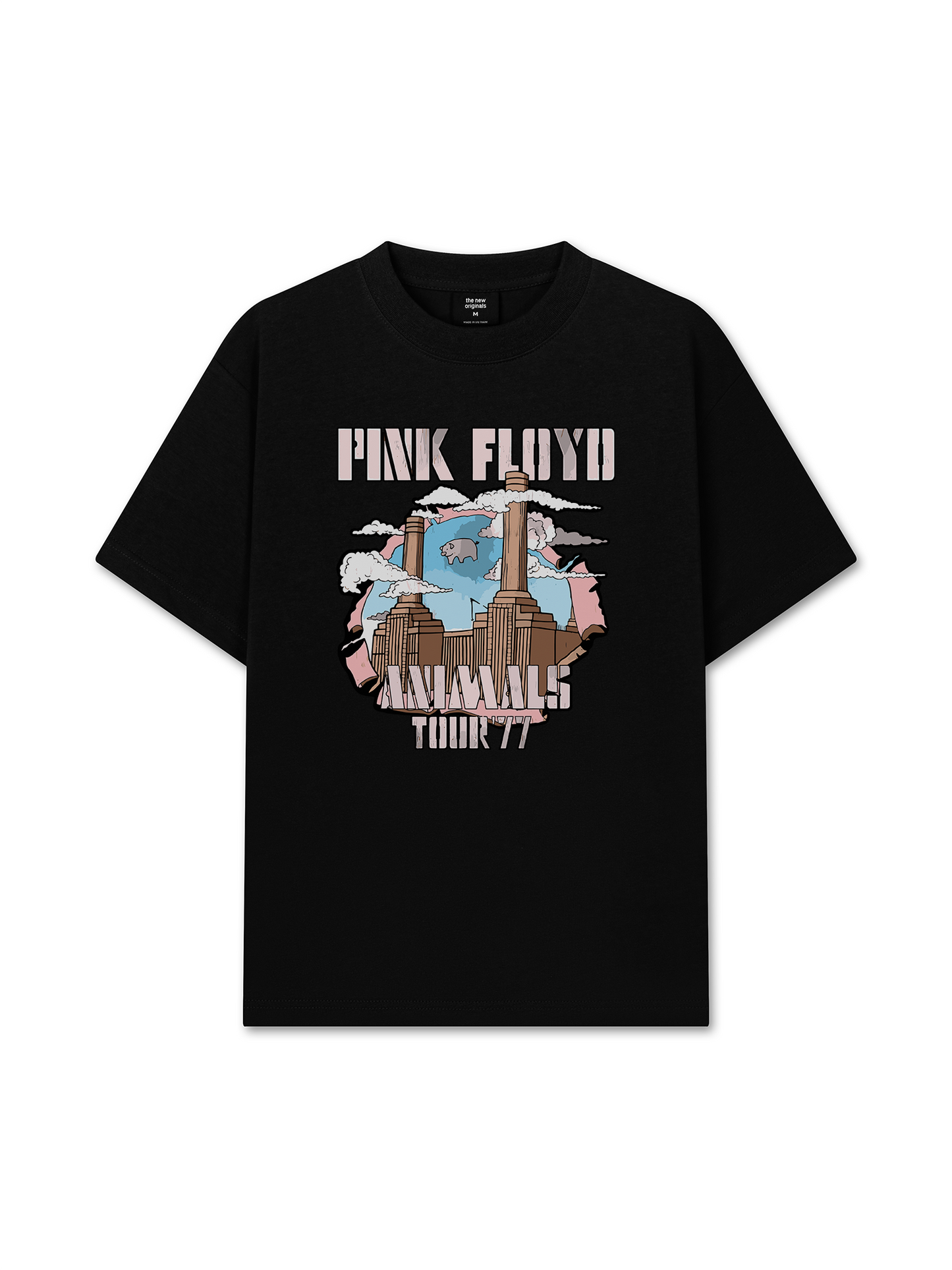 Áo Thun Relaxed Fit Pink Floyd Animals Tour 77
