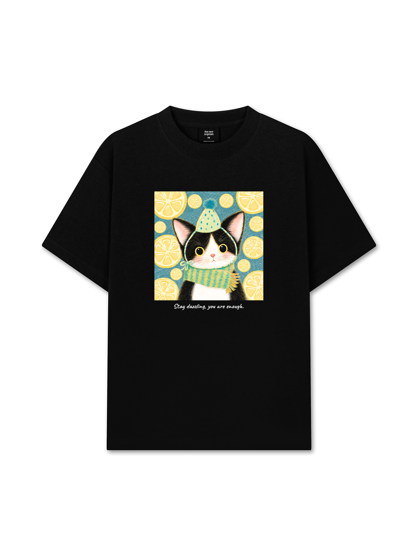 Áo Thun Relaxed Fit Lemon Reverie Meow