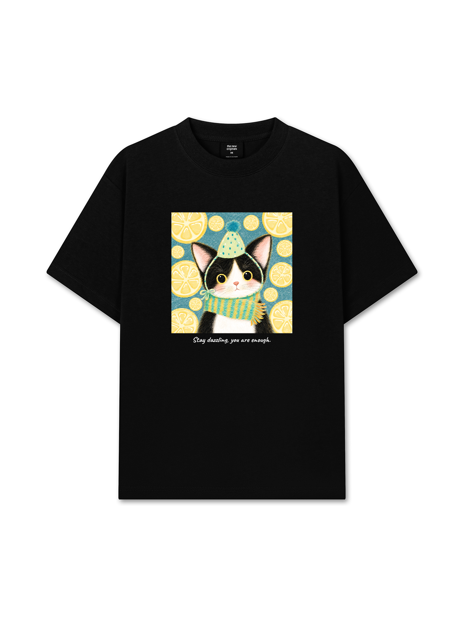 Áo Thun Relaxed Fit Lemon Reverie Meow