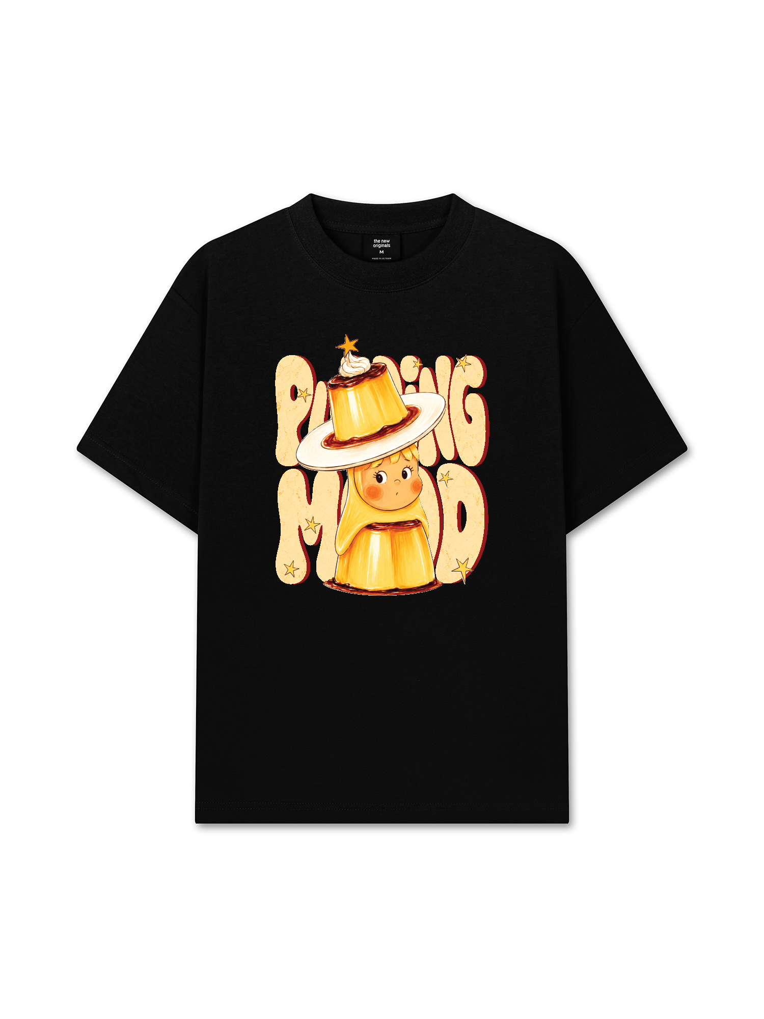 Áo Thun Relaxed Fit Pudding Mood