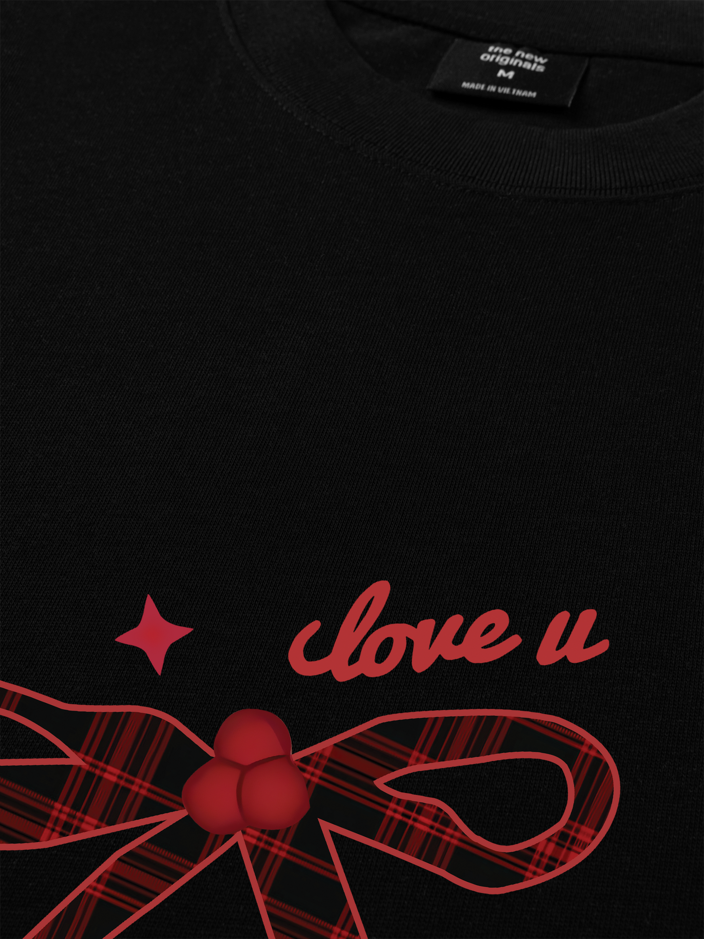 Áo Thun Relaxed Fit Couple Love You Xmas For Girl