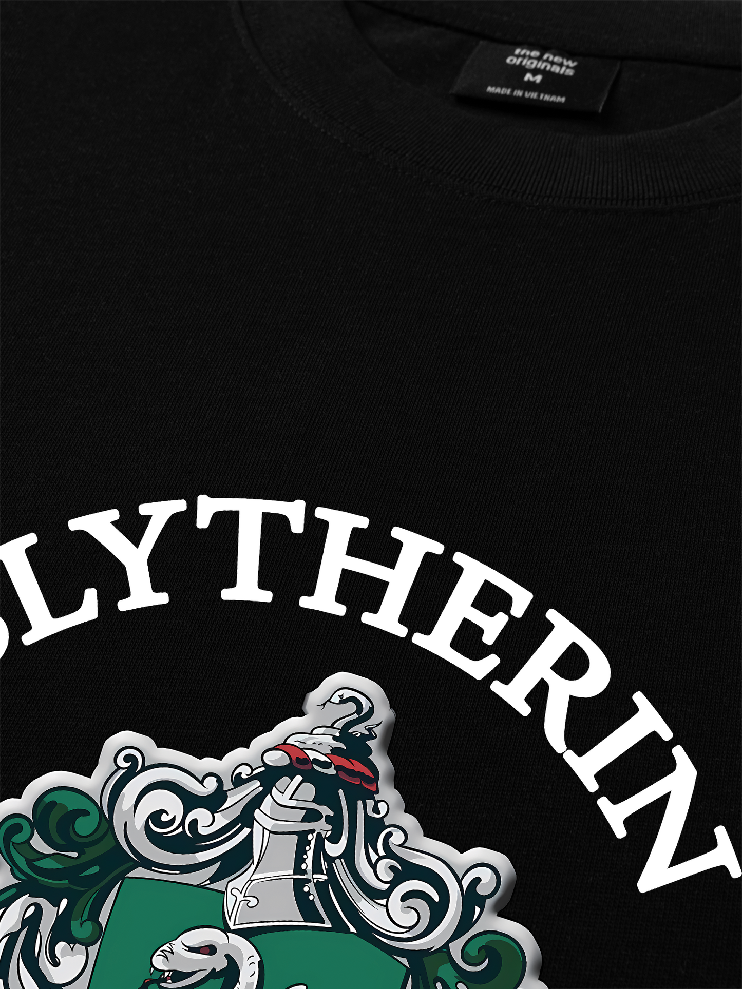 Áo Thun Relaxed Fit Harry Potter Slytherin Vintage