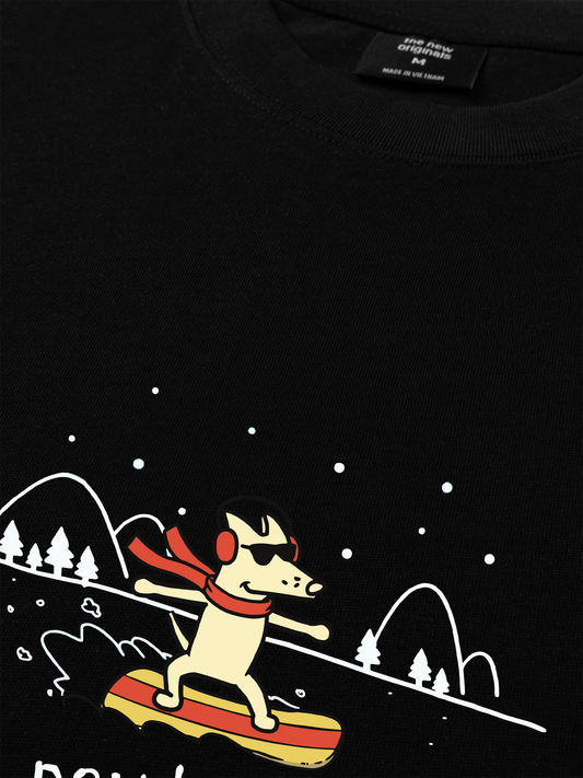 Áo Thun Relaxed Fit Go Outside Powder Pup