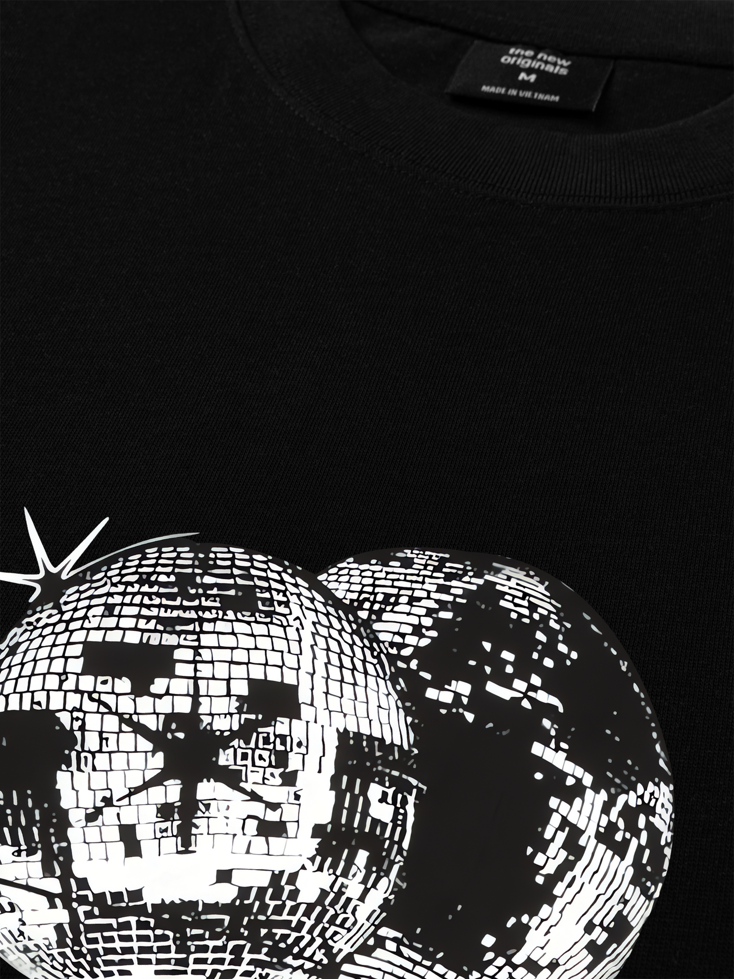 Áo Thun Relaxed Fit Retro 90s Disco Ball