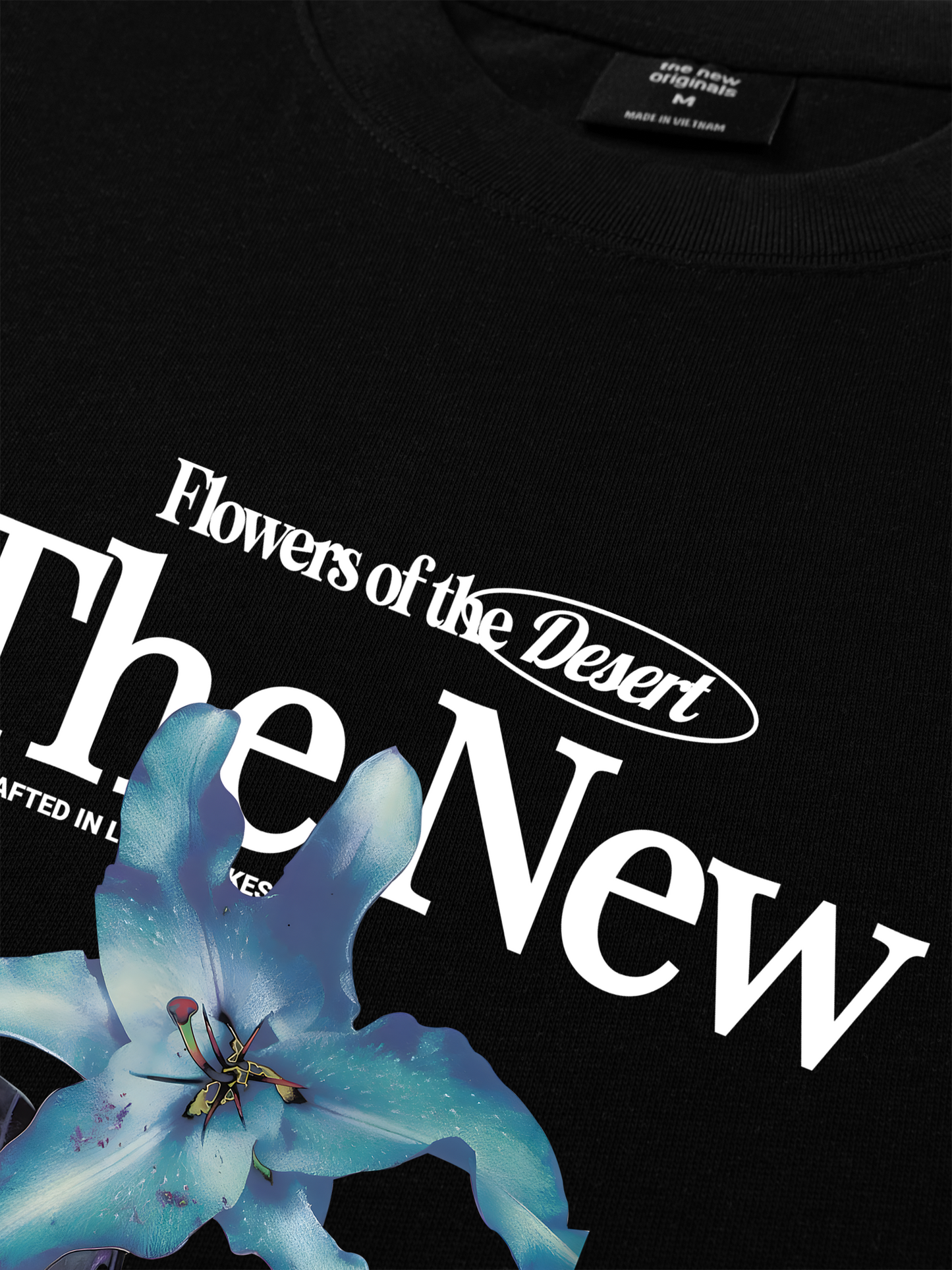 Áo Thun Relaxed Fit Summer Vibes Flower Of The Desert Blue
