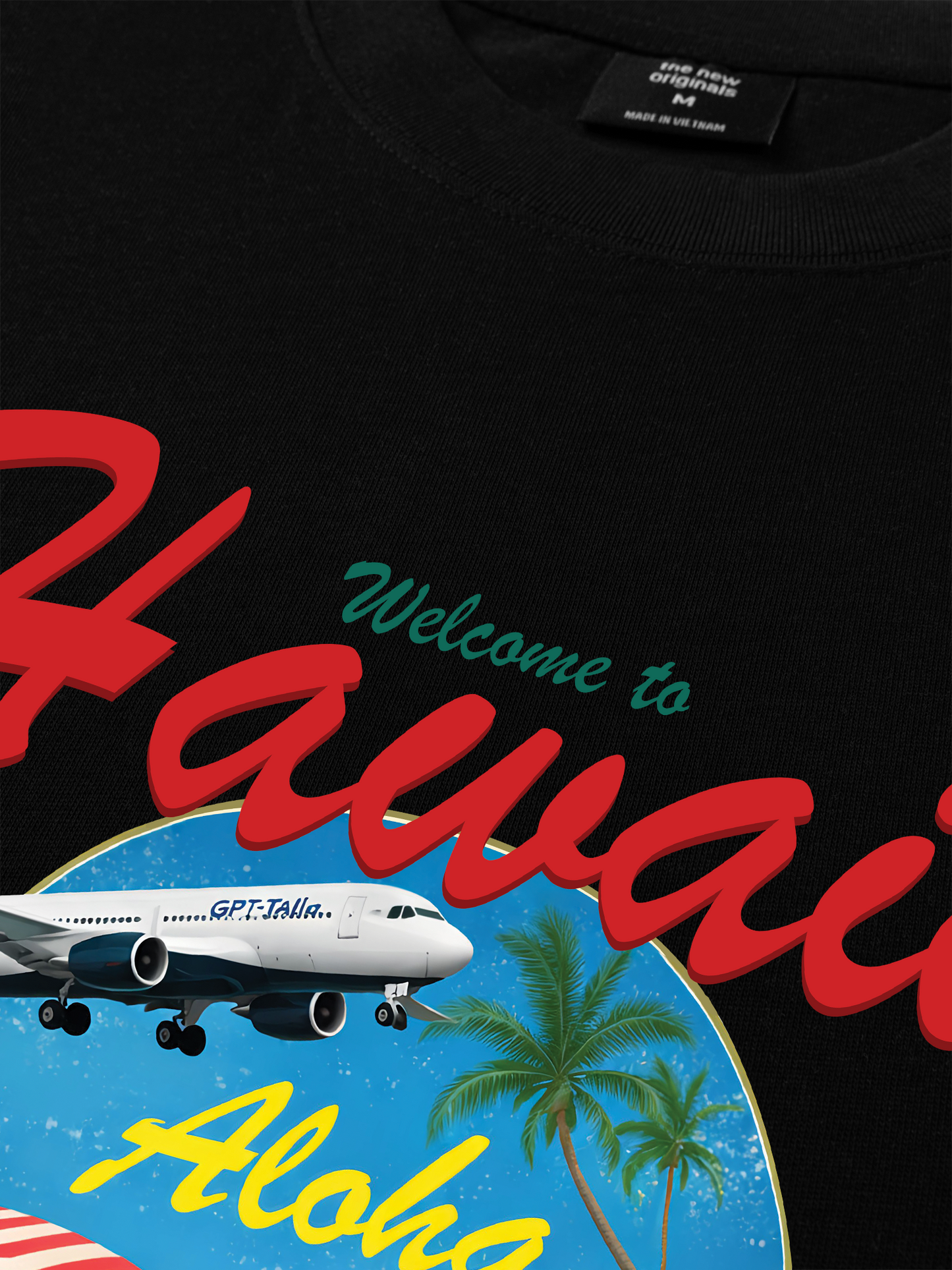 Áo Thun Relaxed Fit Welcome  to Hawaii