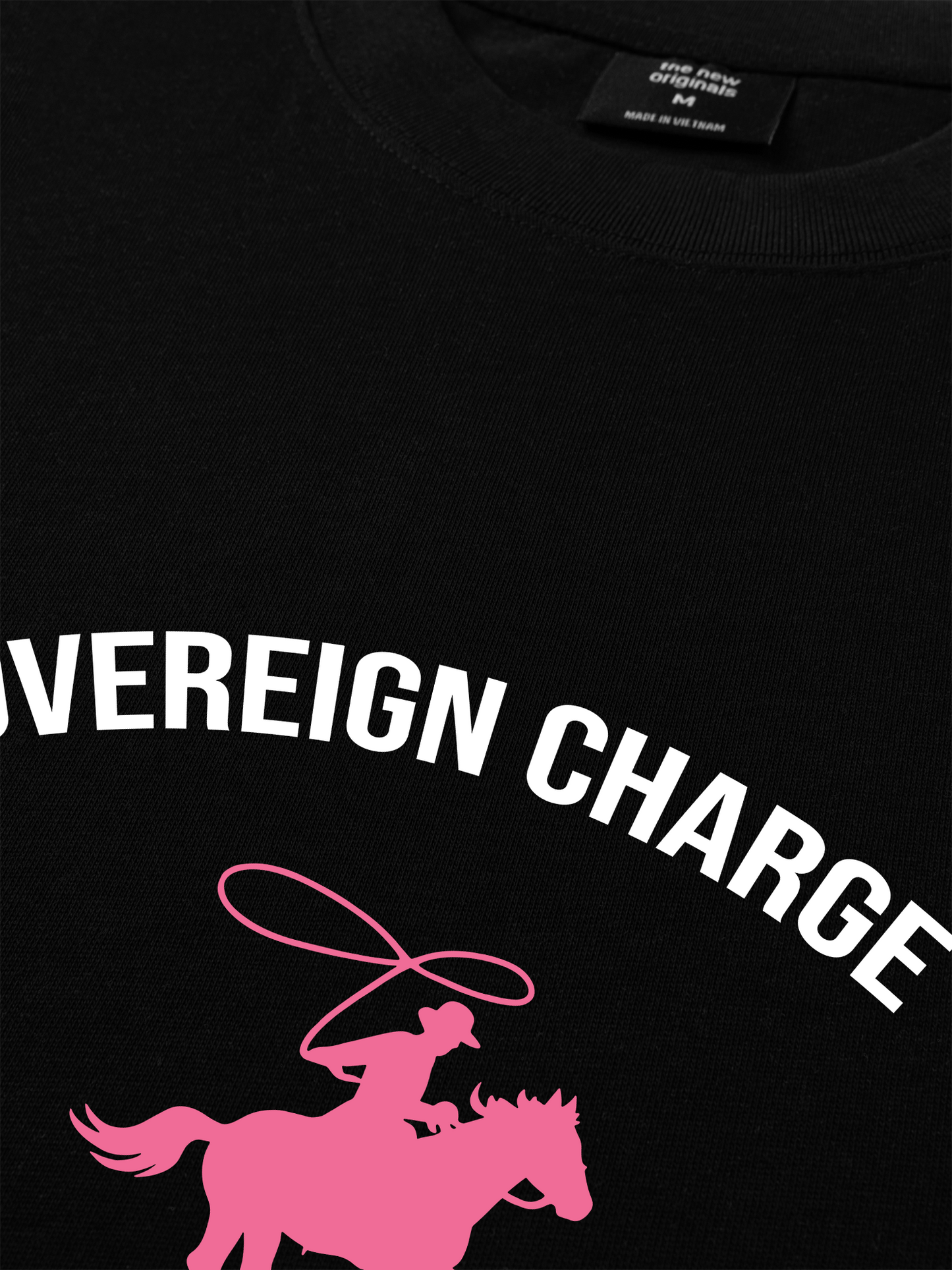Áo Thun Relaxed Fit SOVERREIGN CHARGE PINK HORSE