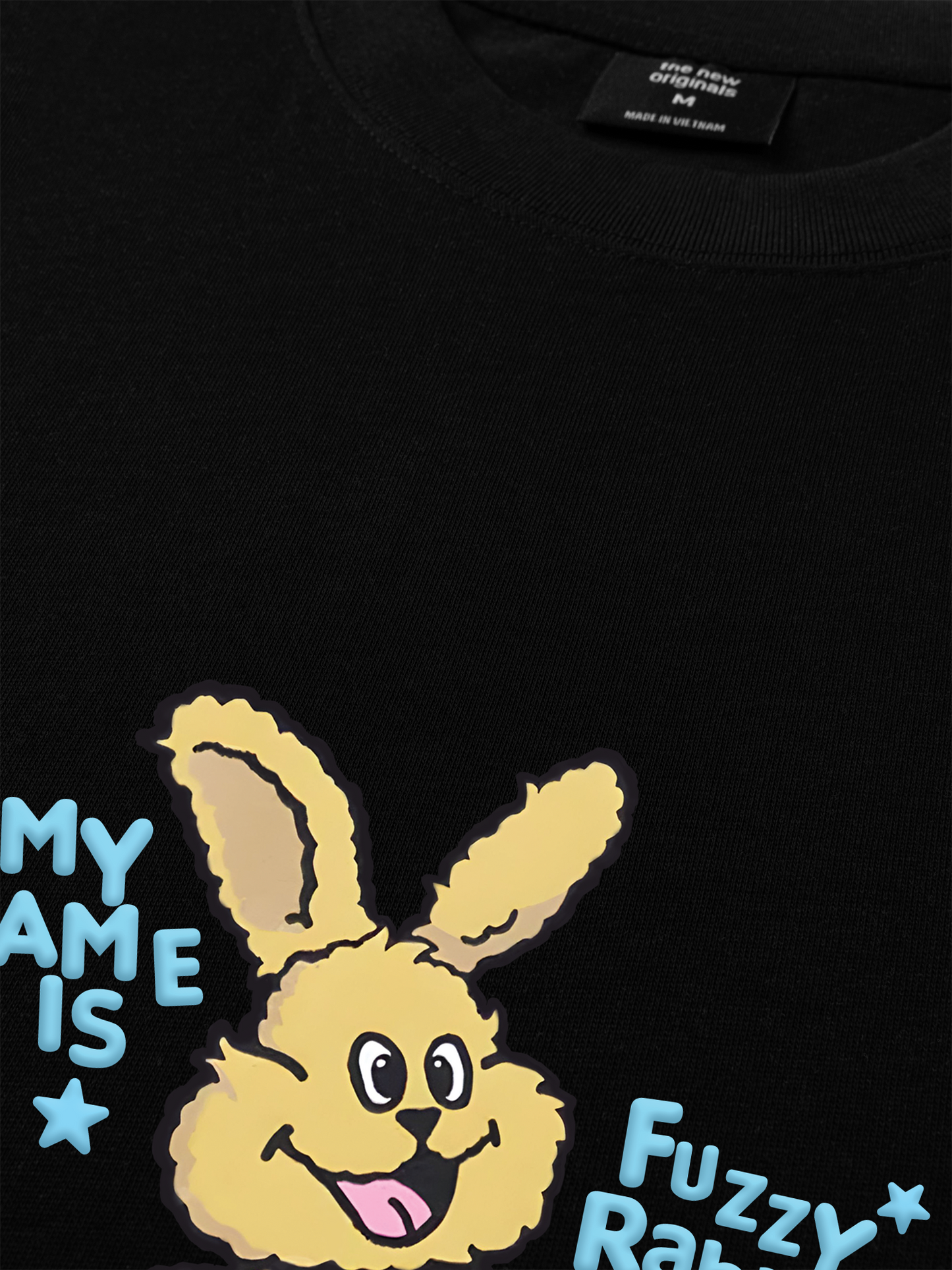 Áo Thun Relaxed Fit My Name Is Fuzzy Rabbit