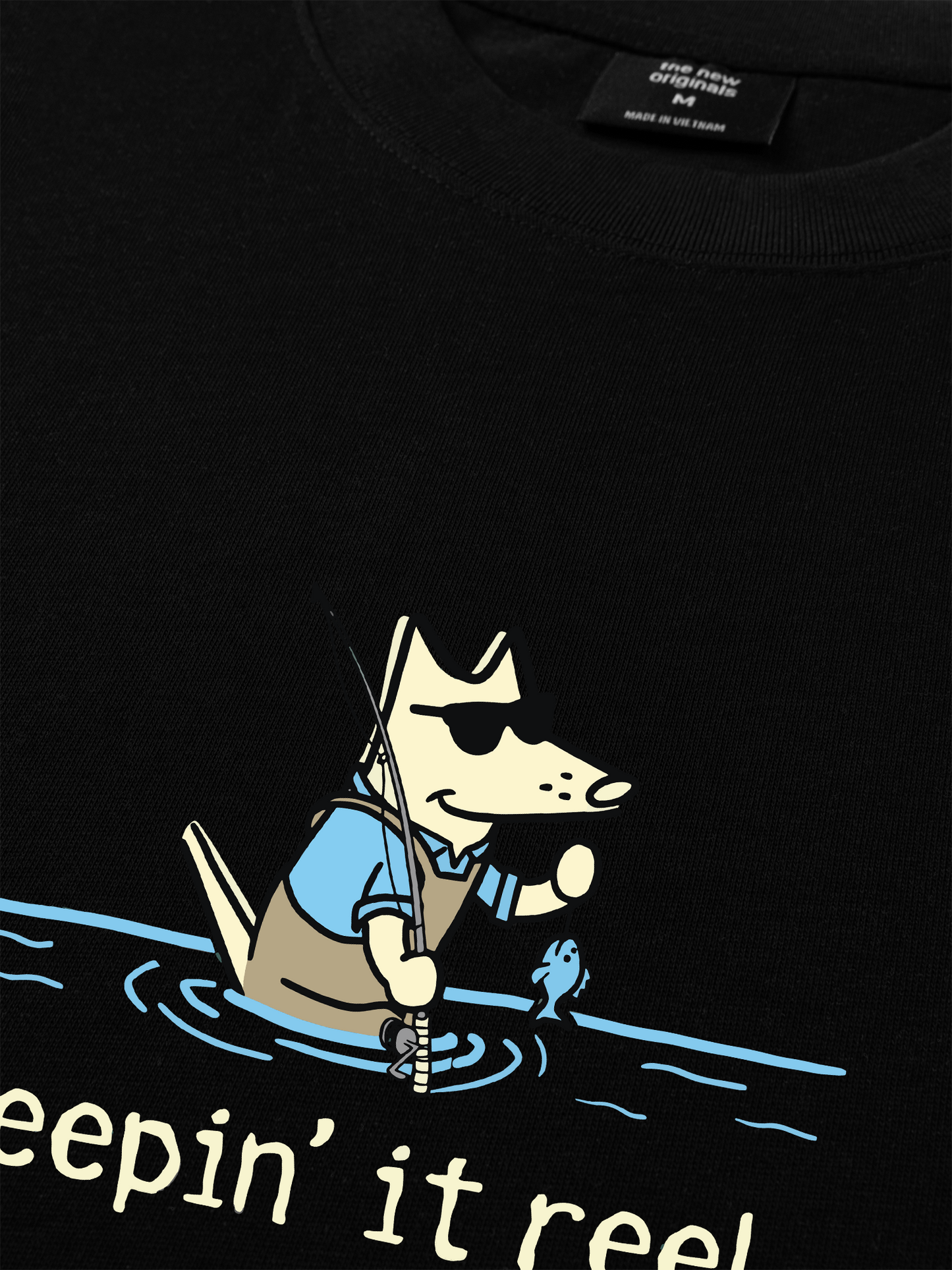 Áo Thun Relaxed Fit Go Outside Keep It Reel