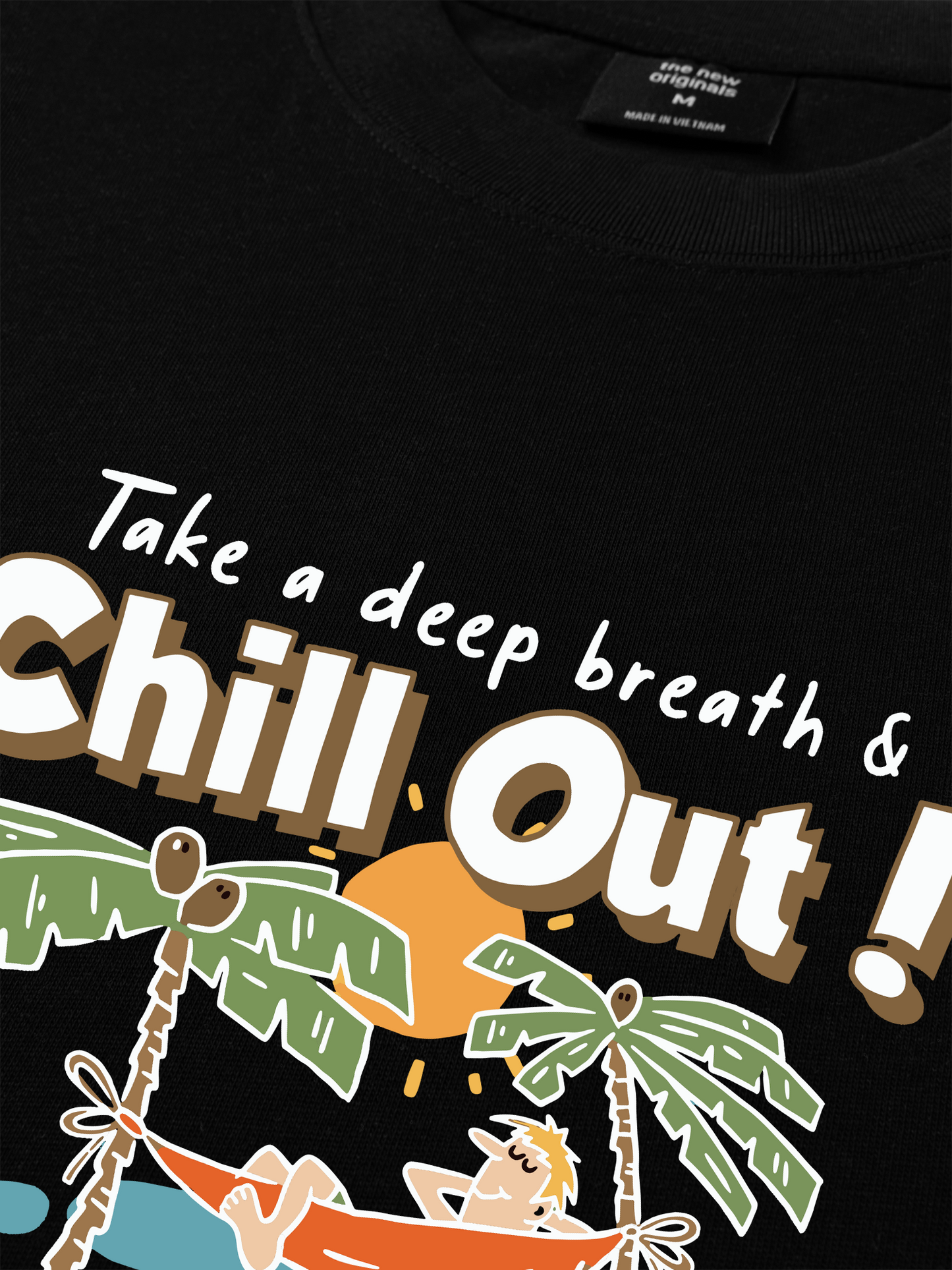 Áo Thun Relaxed Fit Summer Vibes Chill Out