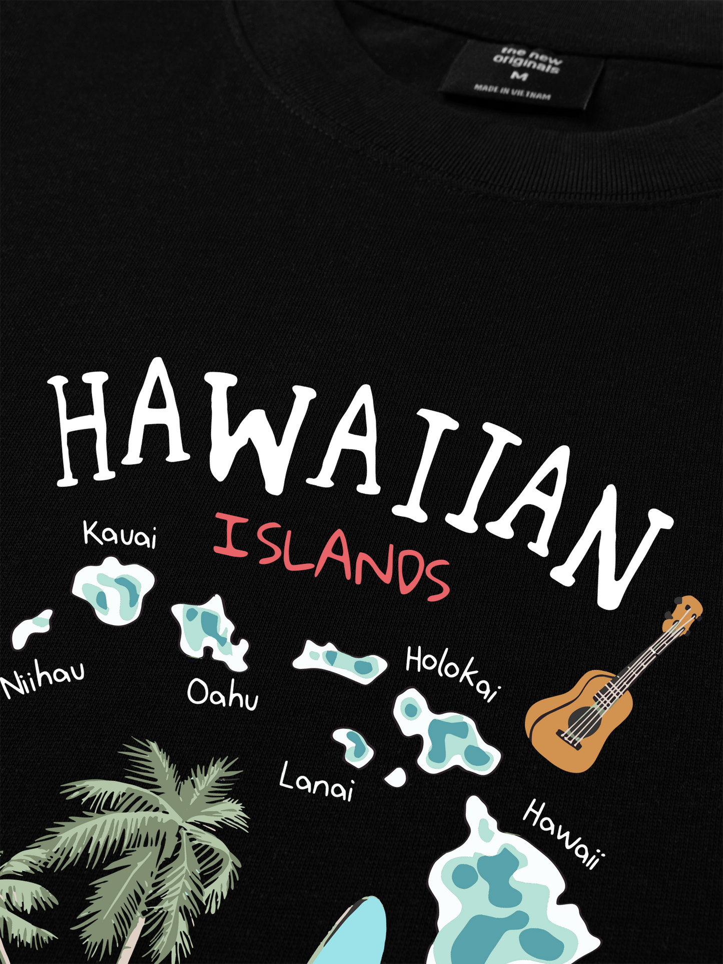 Áo Thun Relaxed Fit Summer Vibes Hawaiian