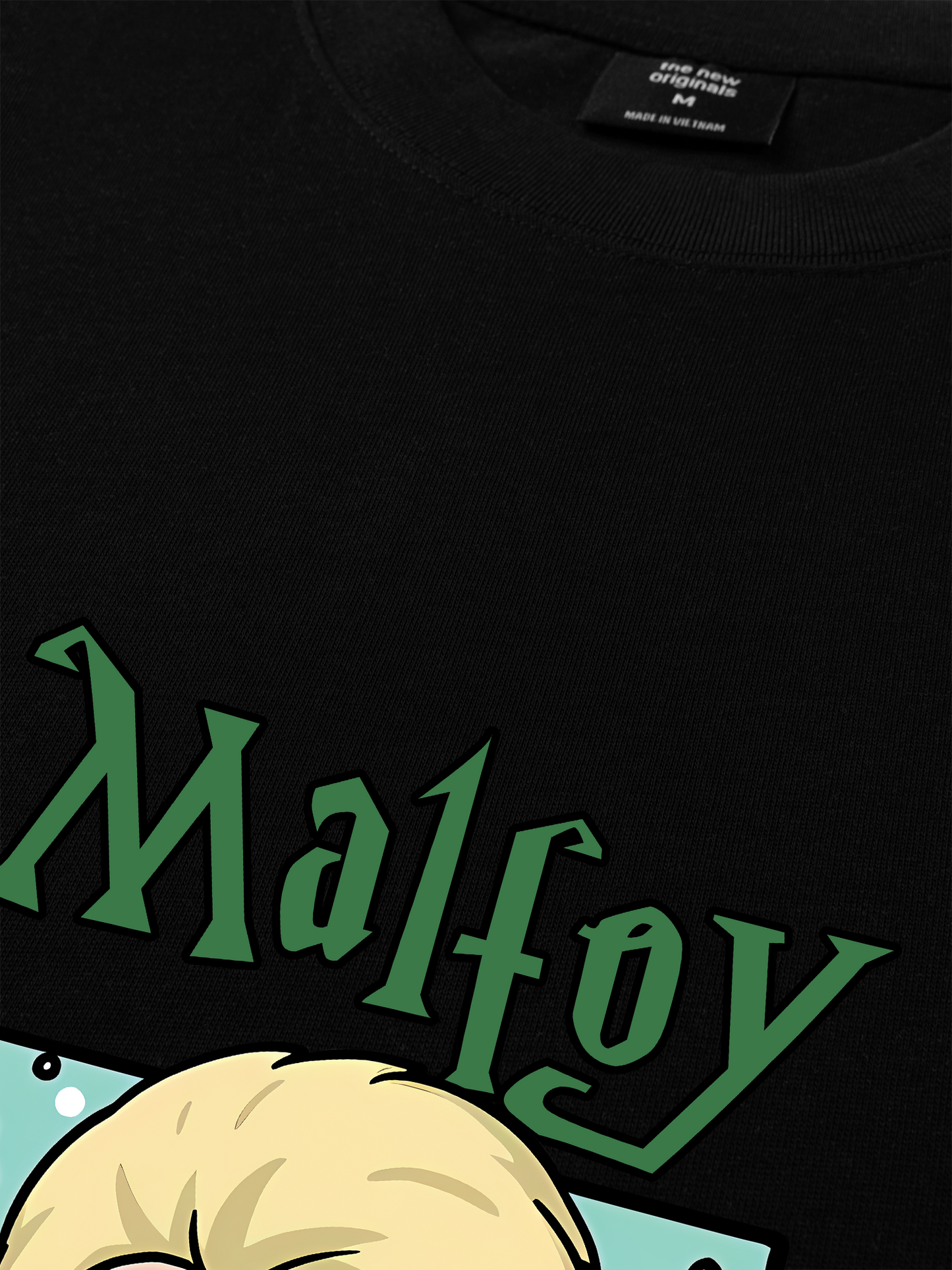Áo Thun Relaxed Fit Harry Potter Malfoy Chibi