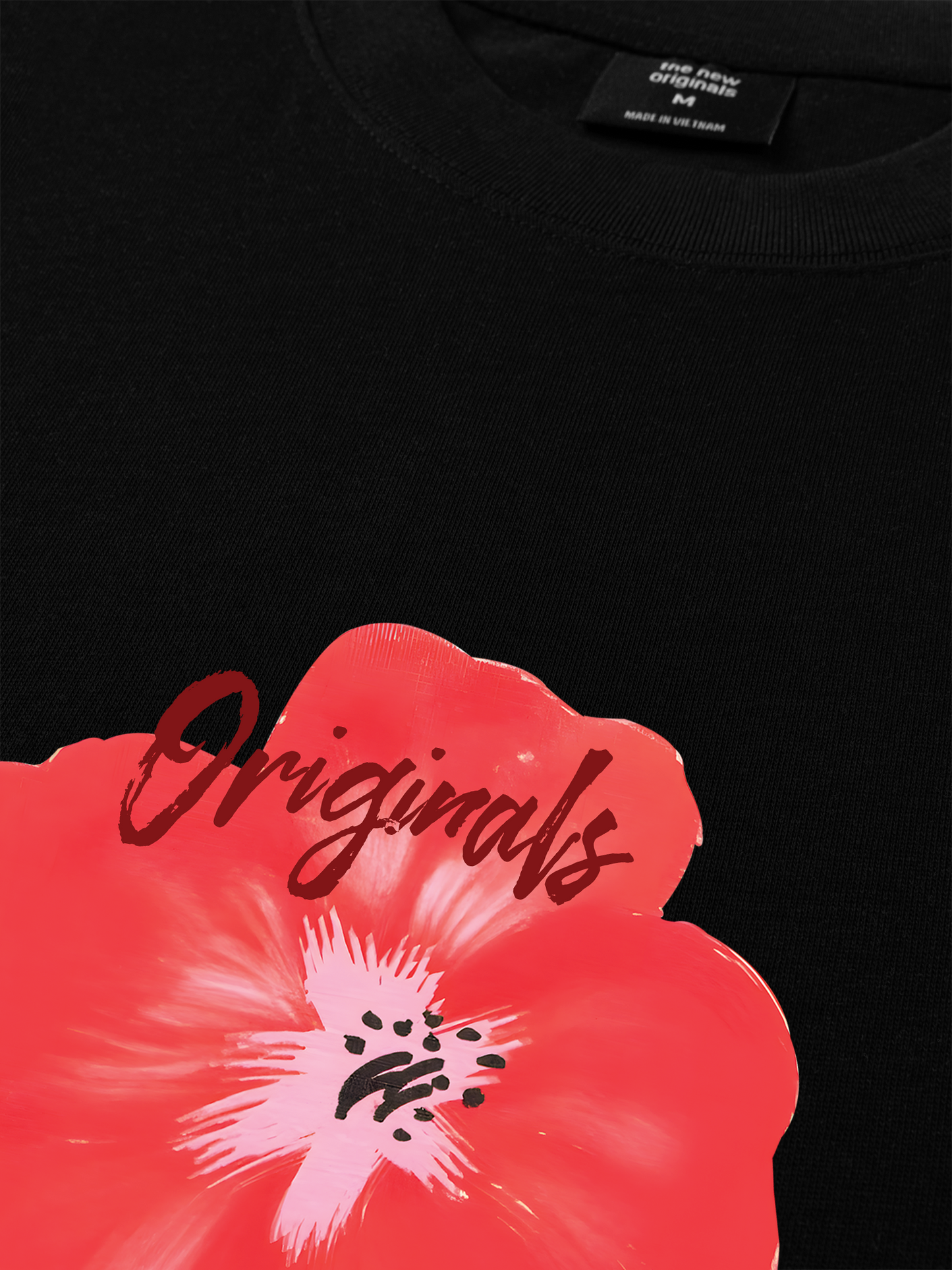 Áo Thun Relaxed Fit Summer Vibes Red Flower