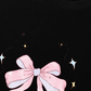 Áo Thun Relaxed Fit Cute Girl Pink Bow Bunny
