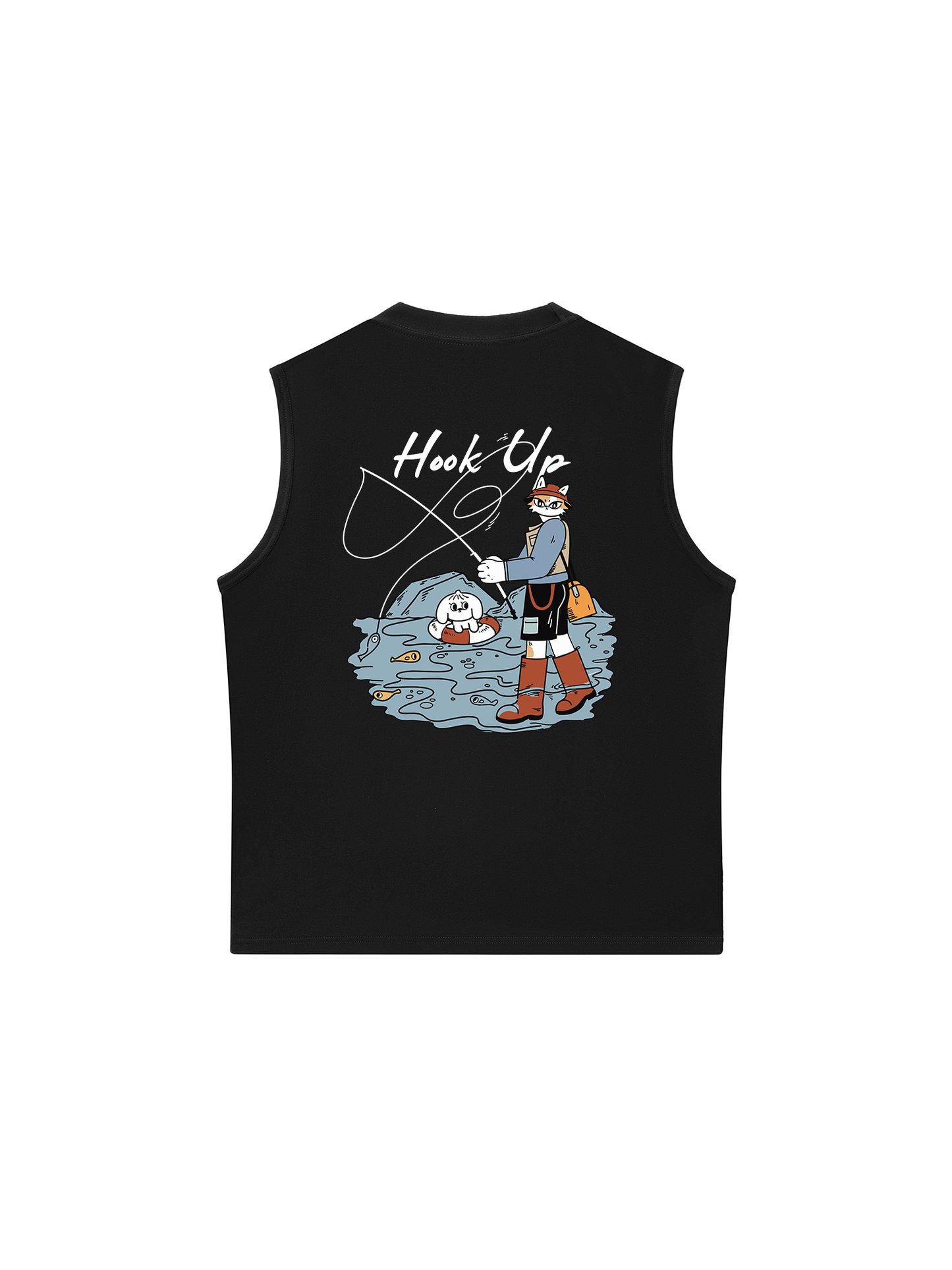 Áo Ba Lỗ Relaxed Fit Hook Up