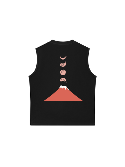 Áo Ba Lỗ Relaxed Fit Fujisan