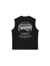 Áo Ba Lỗ Relaxed Fit CAR AUDI Black & White