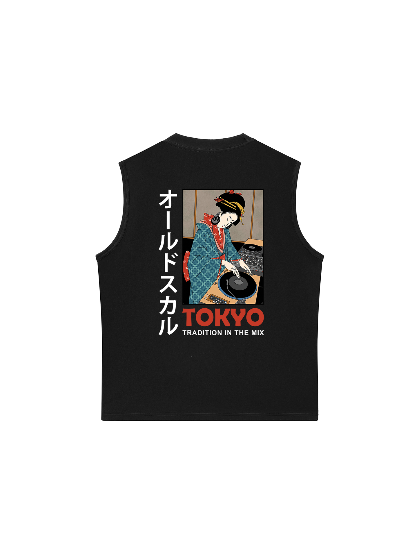Áo Ba Lỗ Relaxed Fit Japan Spirit Tokyo Trandition In The Mix