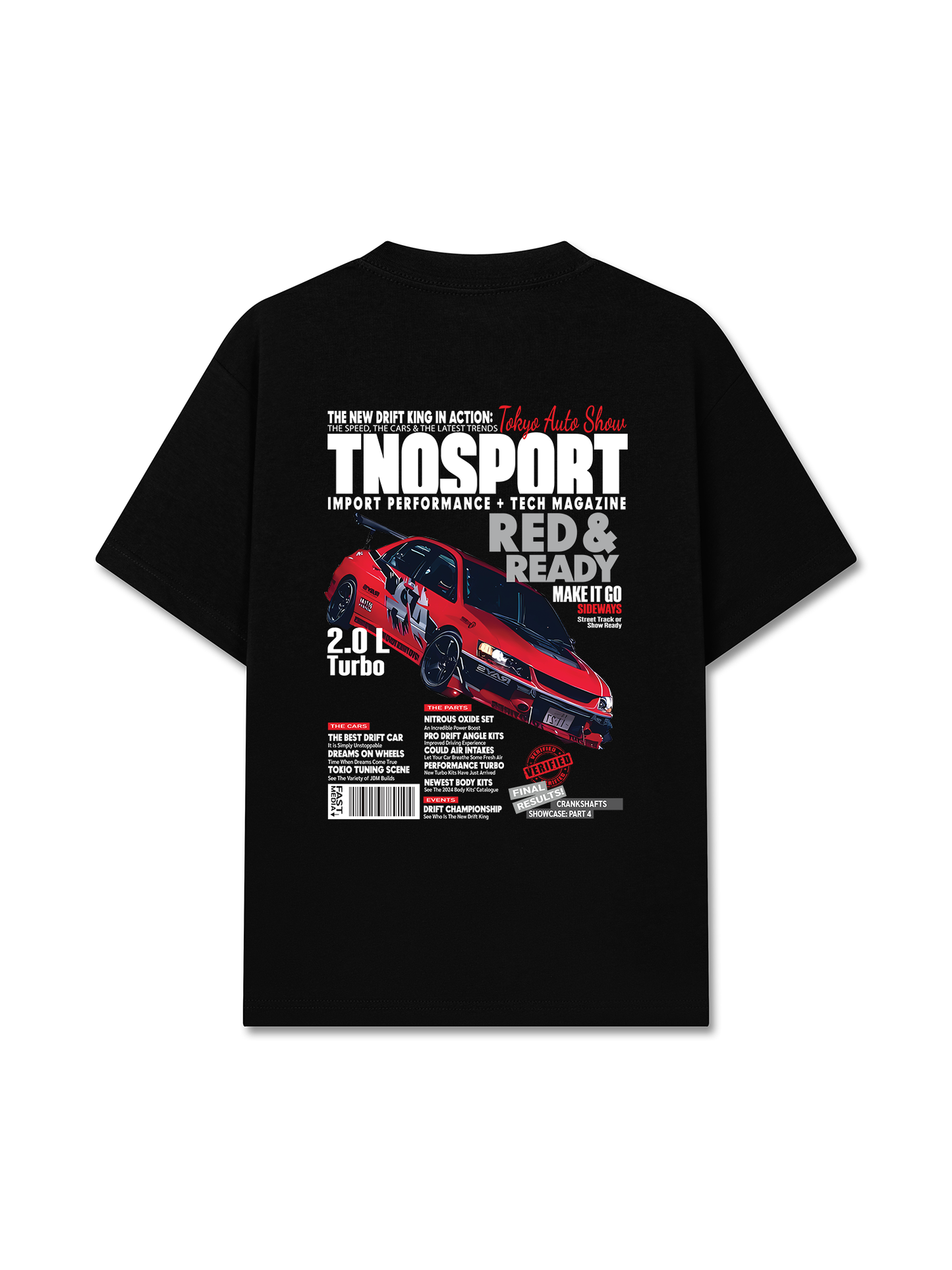 Áo Thun Relaxed Fit CAR Orginals Sport Red