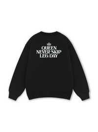 Queen Never Skip Leg Day Sweater