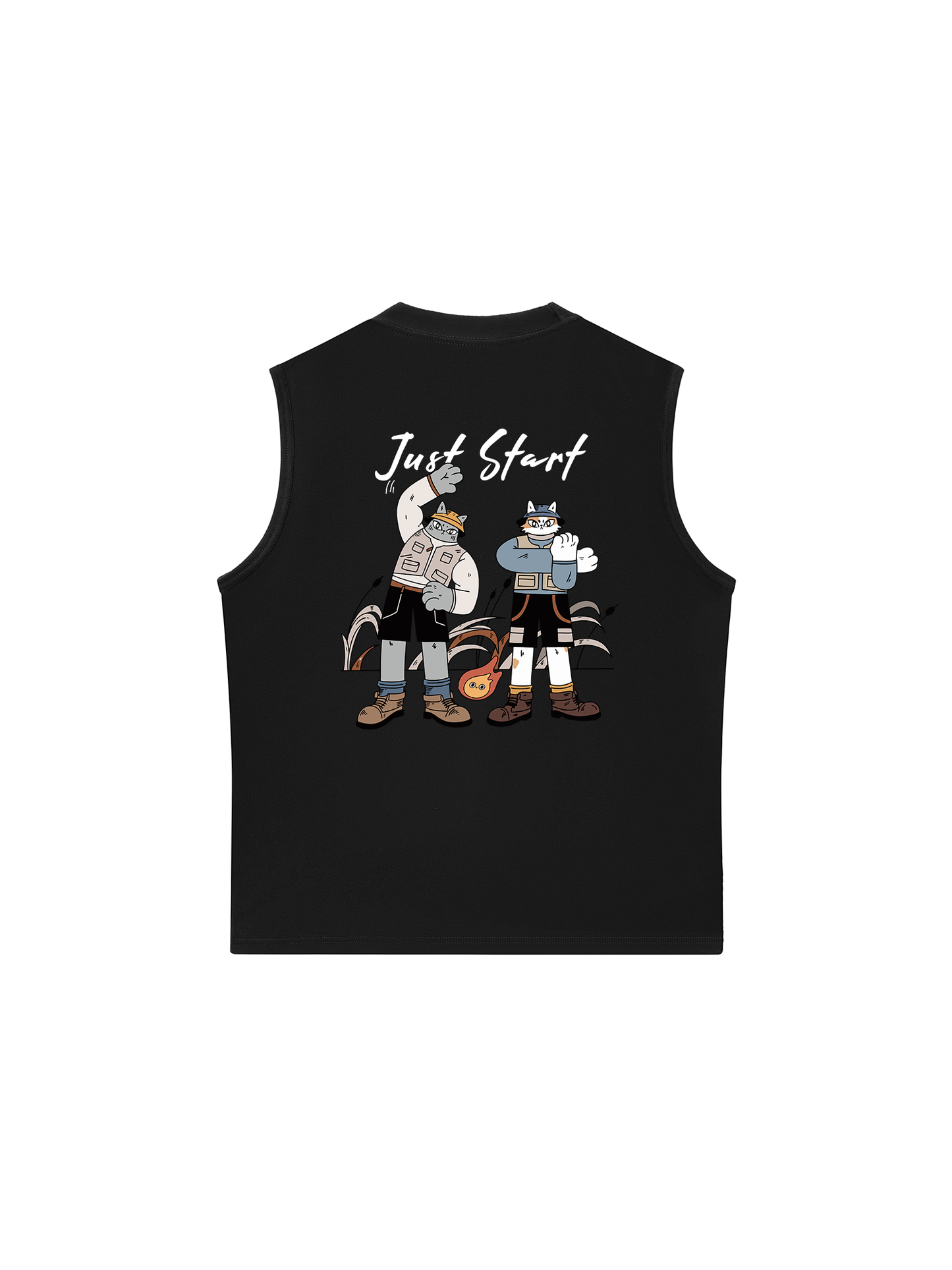 Áo Ba Lỗ Relaxed Fit Just Start