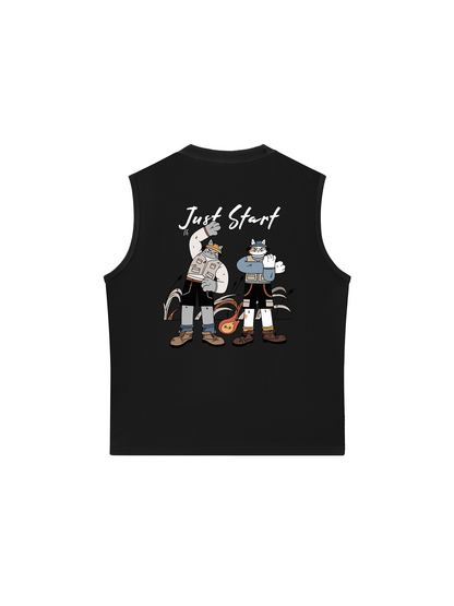 Áo Ba Lỗ Relaxed Fit Just Start