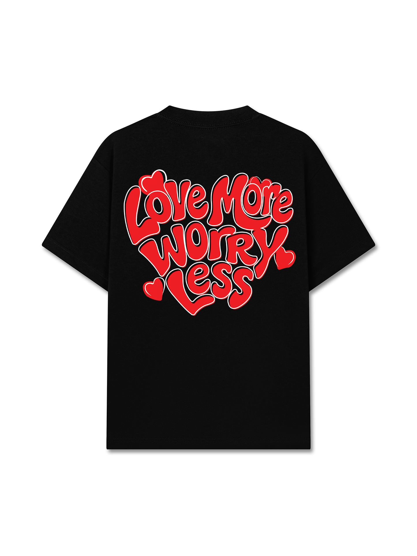 Áo Thun Relaxed Fit Love More Worry Less