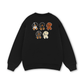 Retro Leopard Dashund Sweater
