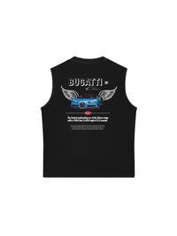Áo Ba Lỗ Relaxed Fit CAR Bugatti