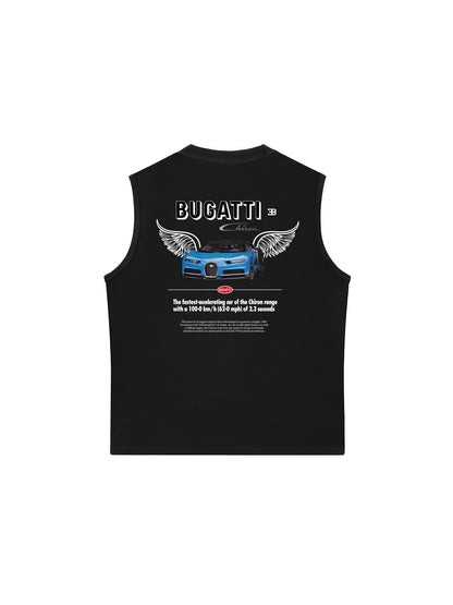 Áo Ba Lỗ Relaxed Fit CAR Bugatti