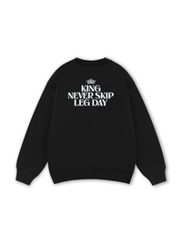 King Never Skip Leg Day Sweater