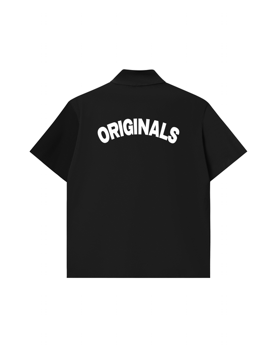 Áo Sơ Mi Kaki Boxy Ngắn Tay Originals Free Style