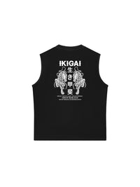 Áo Ba Lỗ Relaxed Fit Ikigai Eyes Up