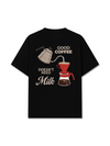 Áo Thun Relaxed Fit Good Coffee Doesn't Need Milk