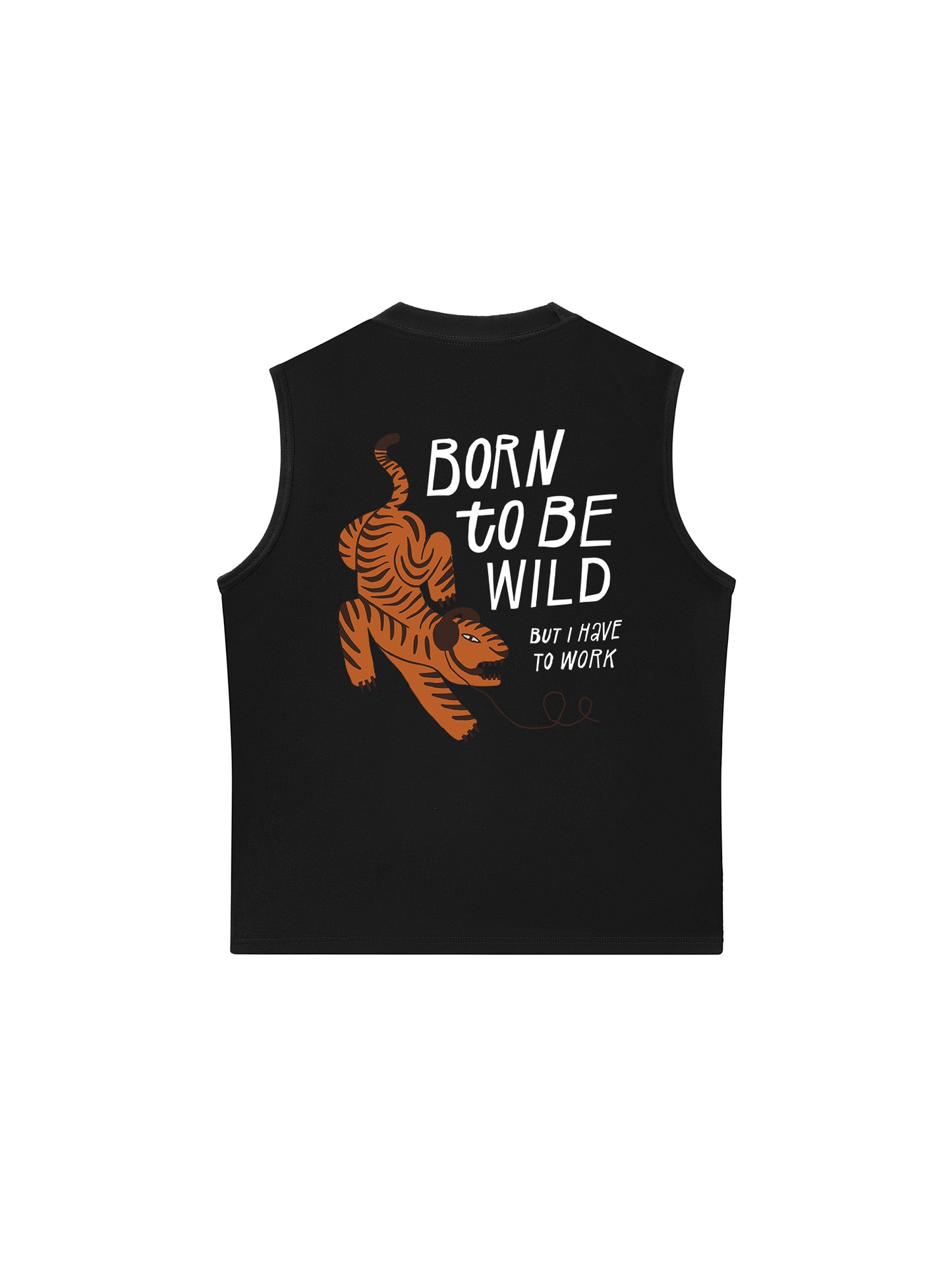 Áo Ba Lỗ Relaxed Fit Born to be Wild