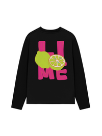 Áo Thun Dài Tay Summer Vibes Pink Lemon