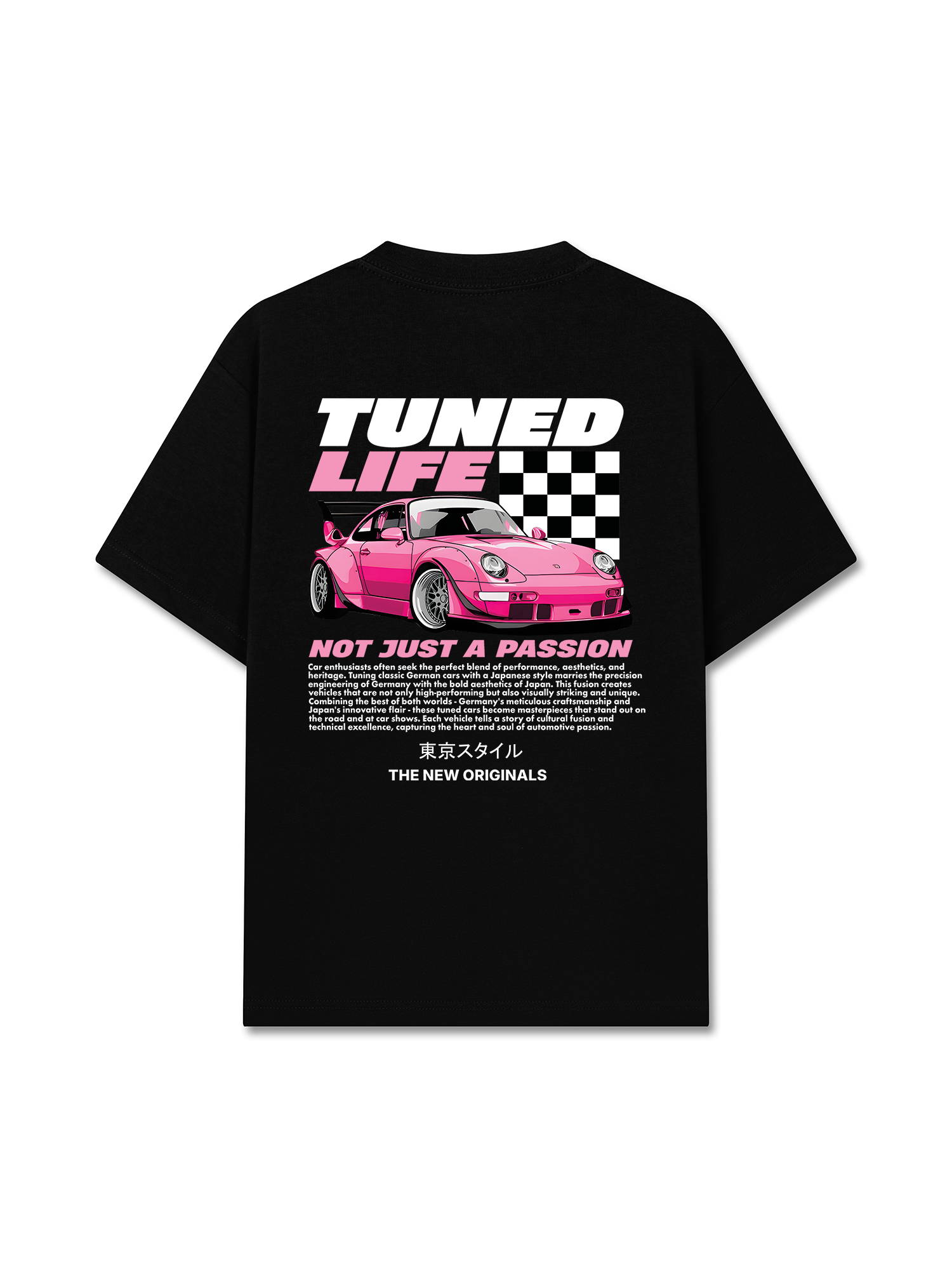 Áo Thun Relaxed Fit CAR TunedPink