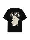 Áo Thun Relaxed Fit  Fuzzy Font Dragon
