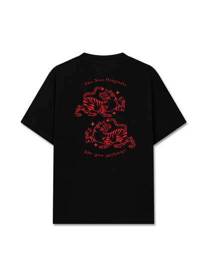 Áo Thun Relaxed Fit Japan Spirit Red Tigers