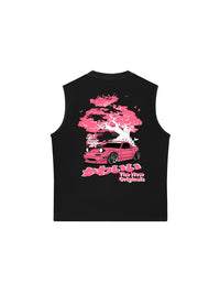 Áo Ba Lỗ Relaxed Fit CAR Cherry Tree