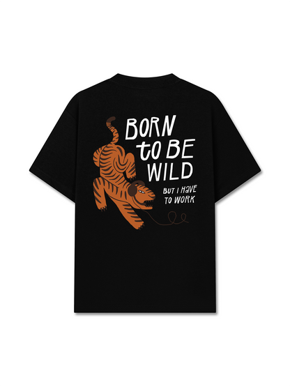 Áo Thun Relaxed Fit Born to be Wild