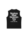 Áo Ba Lỗ Relaxed Fit Life Vibe Destroy What Destroy You