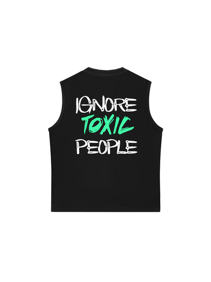 Áo Ba Lỗ Relaxed Fit Ignore Toxic People