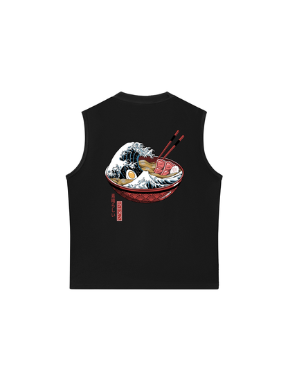 Áo Ba Lỗ Relaxed Fit Ramen Wave