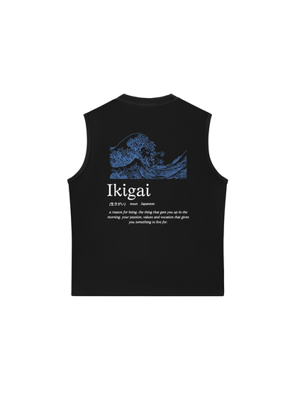 Áo Ba Lỗ Relaxed Fit Ikigai