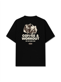 Áo Thun Relaxed Fit Coffee & Workout