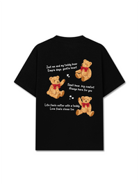 Áo Thun Relaxed Fit Teddy Land Teddy Red Bow