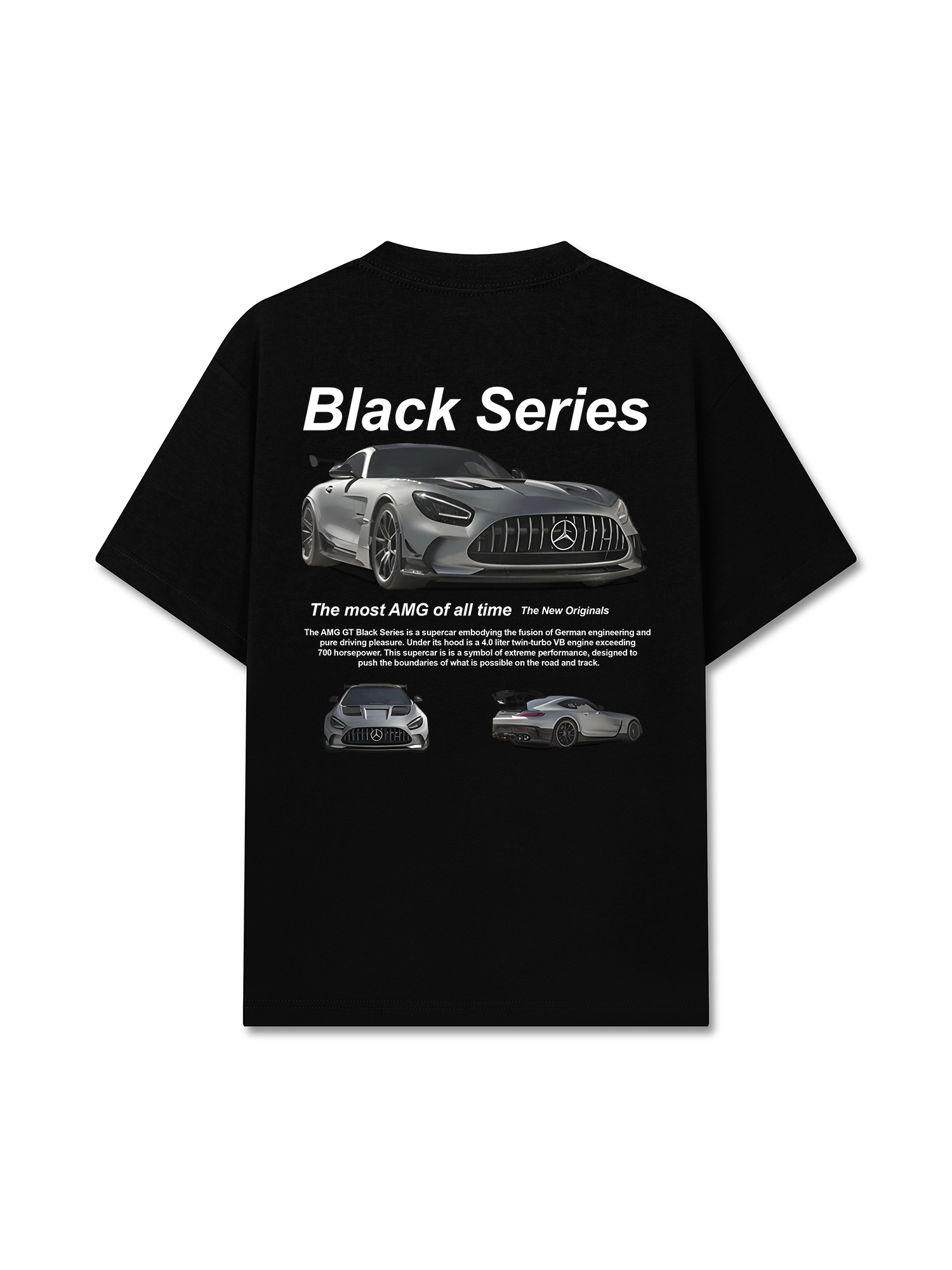 Áo Thun Relaxed Fit CAR Black Series