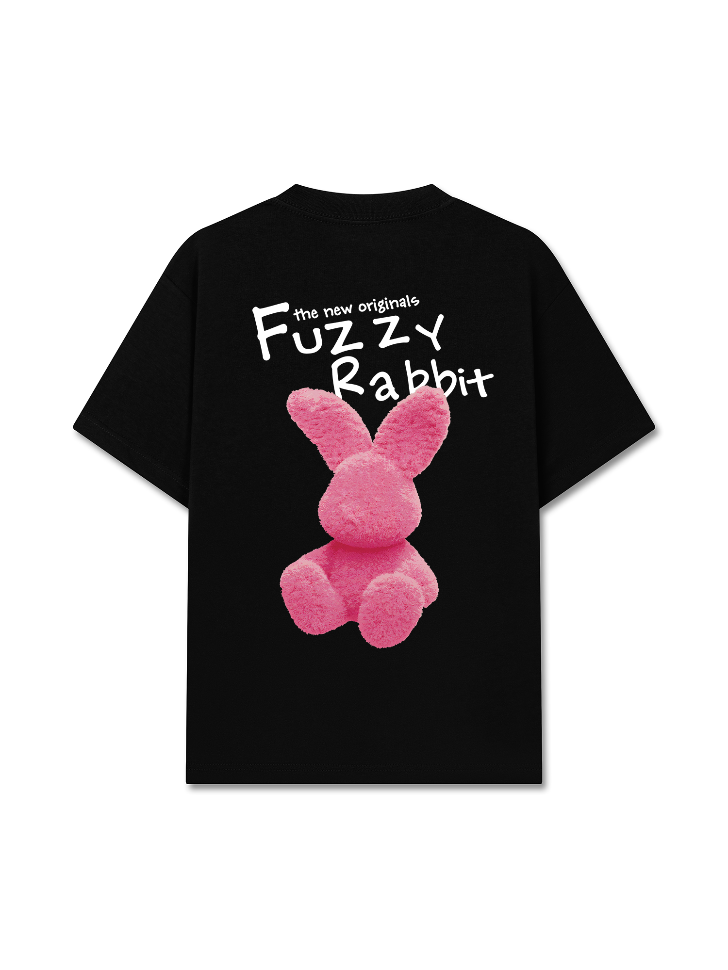 Áo Thun Relaxed Fit  Doodle Fuzzy Rabbit