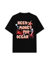 Áo Thun Relaxed Fit Ocean Need Money For Ocean